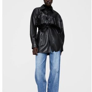 Zara Fringe Overshirt